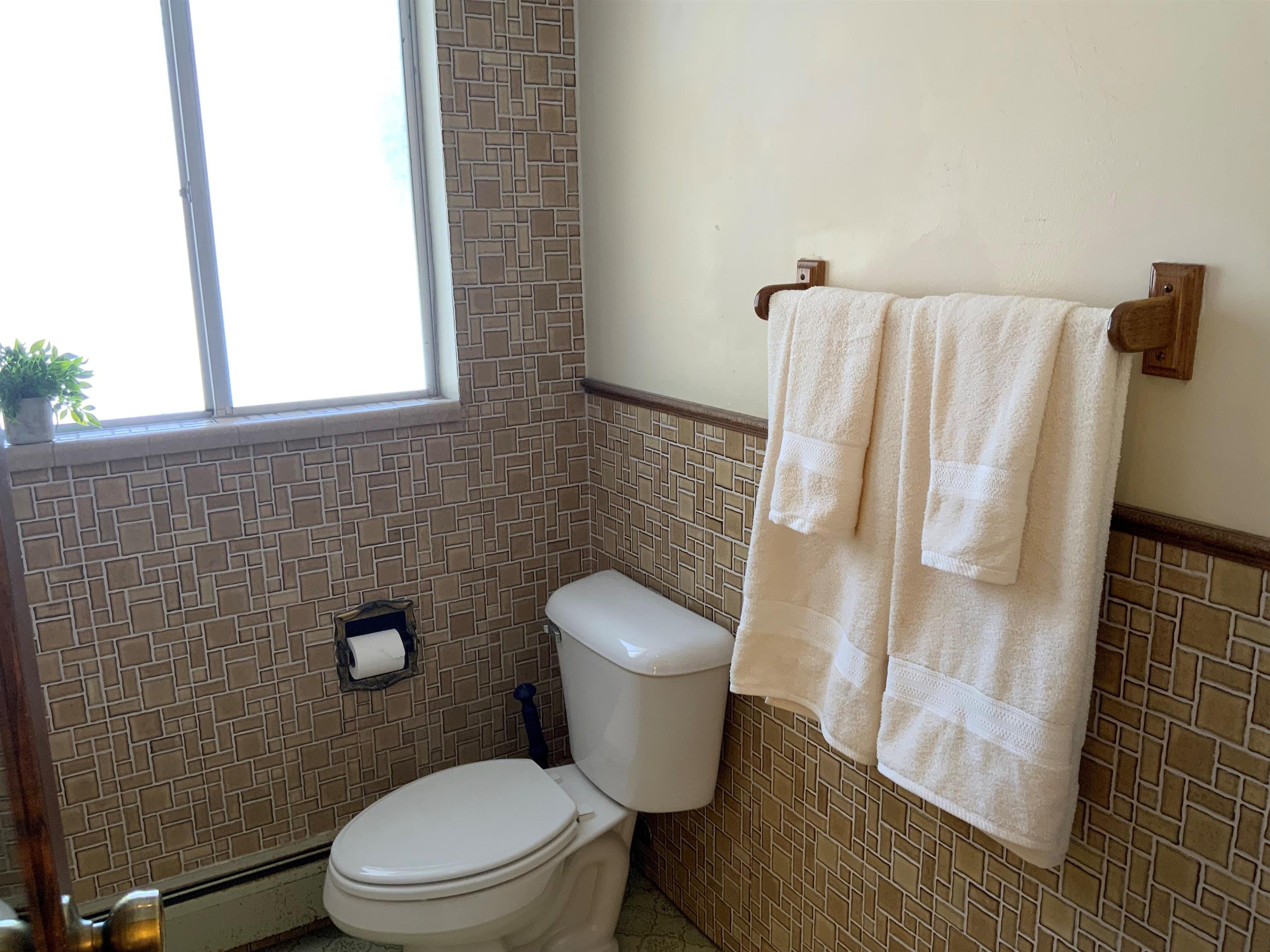 734-36 36 3/10 Road Palisade, CO 81526 - Photo 23 of 39 a white toilet sitting next to a shower curtain