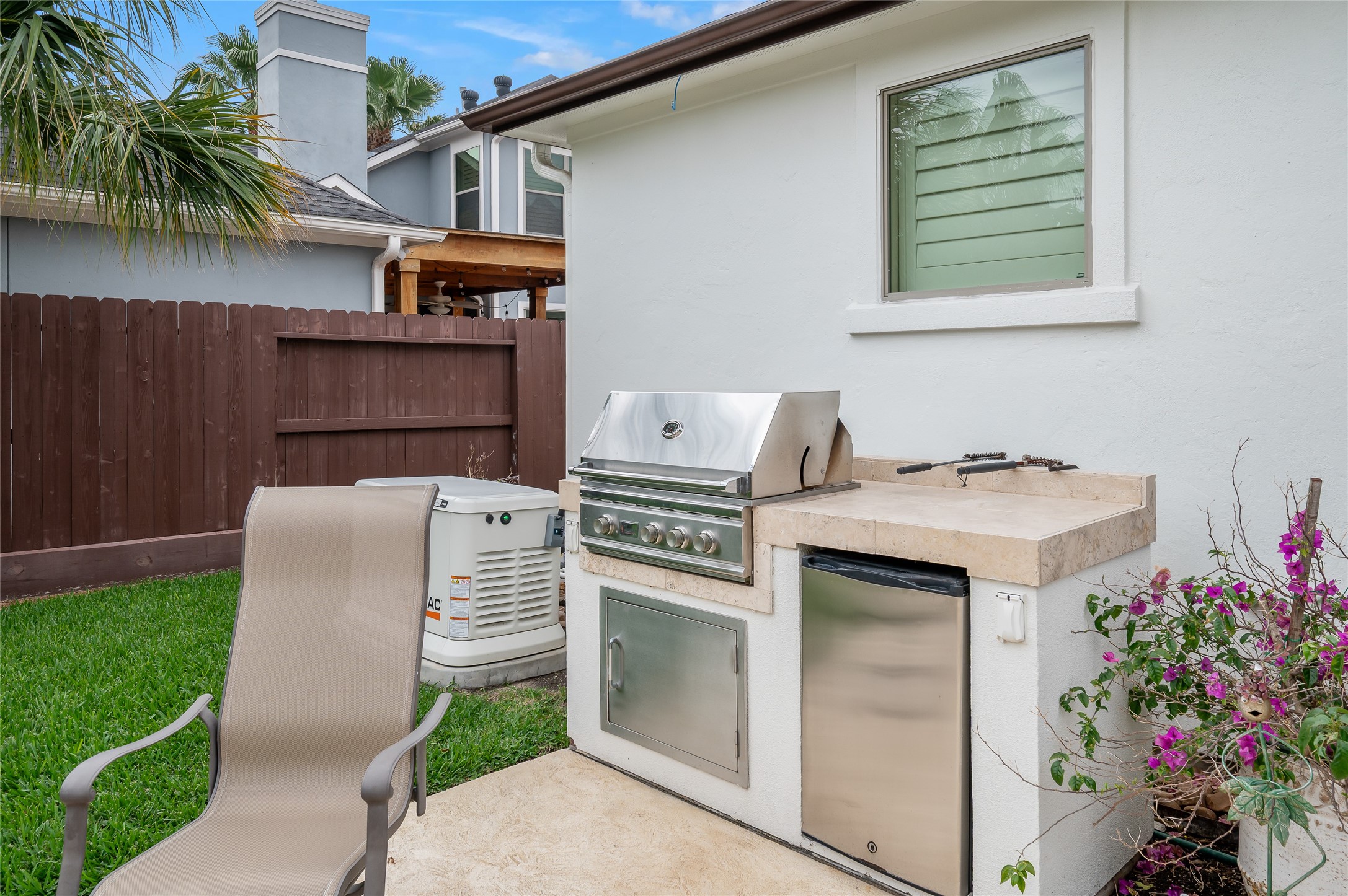 2127 Thicket Ridge Lane Houston, TX 77077 - Photo 45 of 48 Make it easy to entertain with an outdoor gas grill island with a dedicated natural gas line.