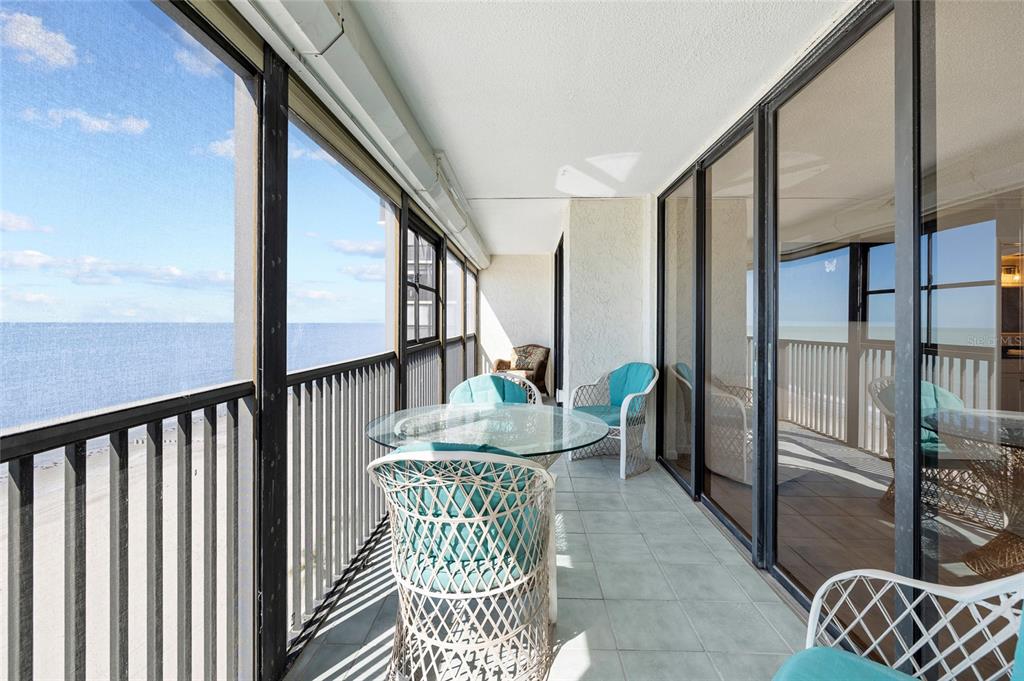 15462 Gulf Boulevard, Unit 601 Madeira Beach, FL 33708 - Photo 19 of 40 a view of a balcony