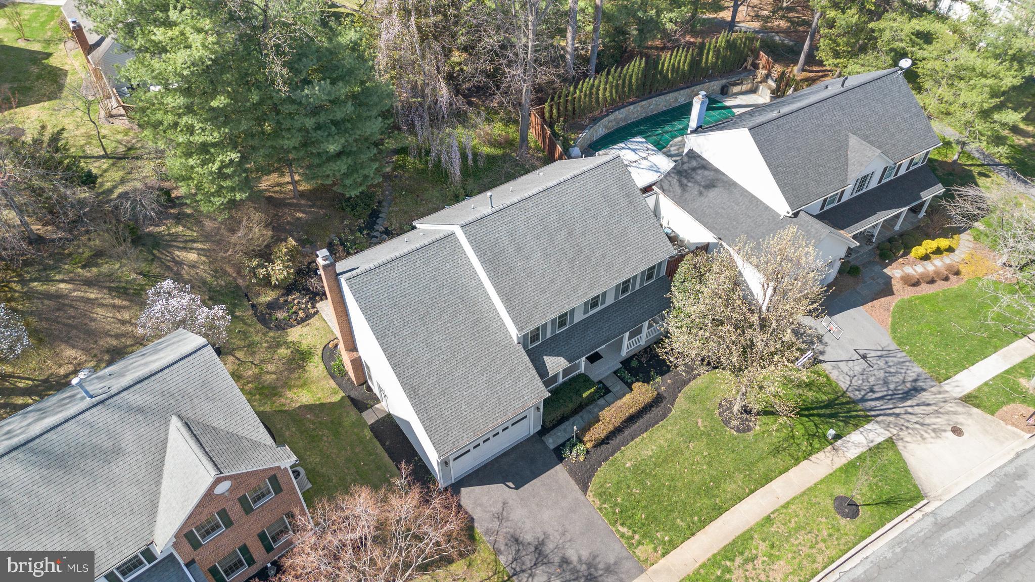 2803 Shadowridge Drive Olney, MD 20832 - Photo 54 of 55 an aerial view of a house with a yard