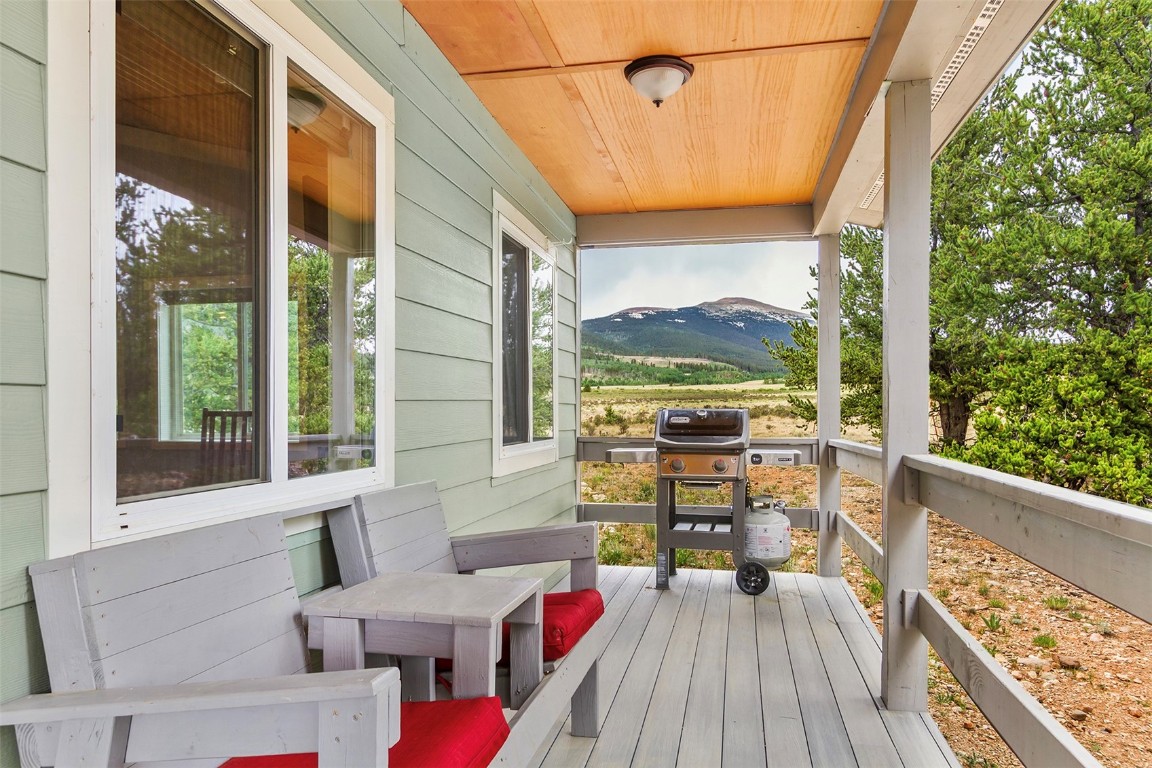 485 High Creek Road Fairplay, CO 80440 - Photo 24 of 32 a view of balcony with furniture and city view