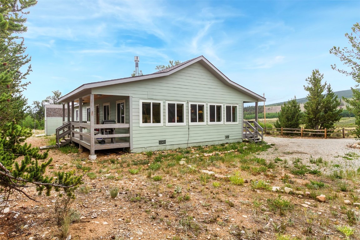 485 High Creek Road Fairplay, CO 80440 - Photo 26 of 32 a front view of a house with a yard