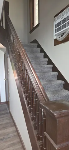 a view of backyard with deck