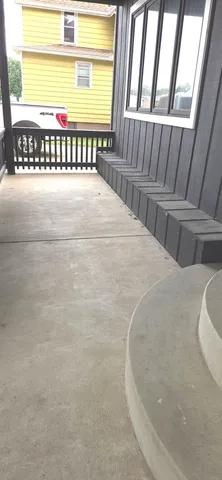 a view of outdoor space with seating area