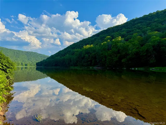 a view of a lake in middle of the house