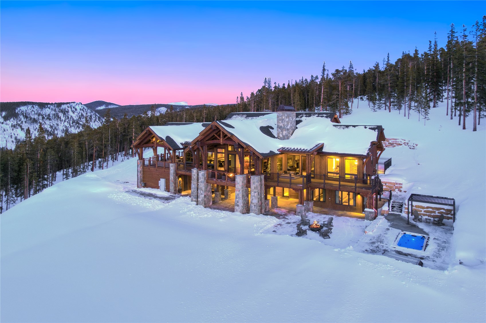 250 Sallie Barber Road Breckenridge, CO 80424 - Photo 2 of 50 a view of a basket ball ground