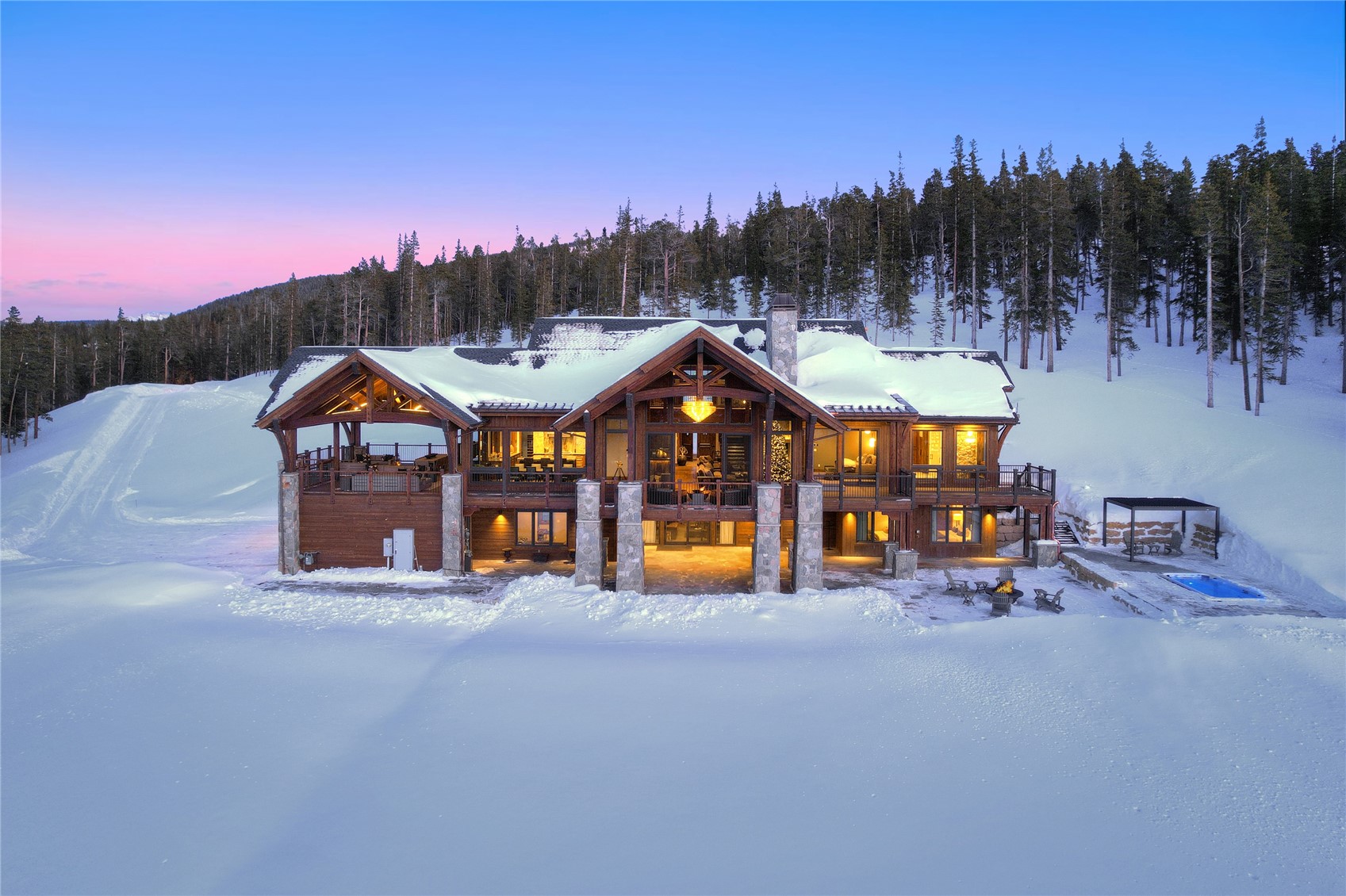 250 Sallie Barber Road Breckenridge, CO 80424 - Photo 6 of 50 a view of a town with floor to palm trees