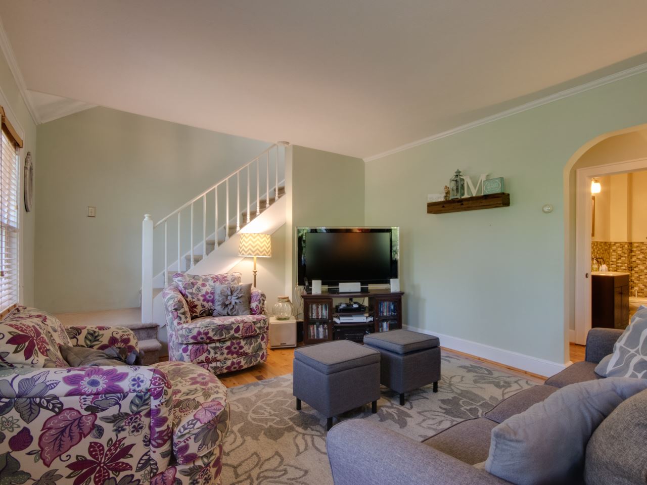 2585 Spaders Church Road Harrisonburg, VA 22801 - Photo 13 of 35 a living room with furniture and a flat screen tv