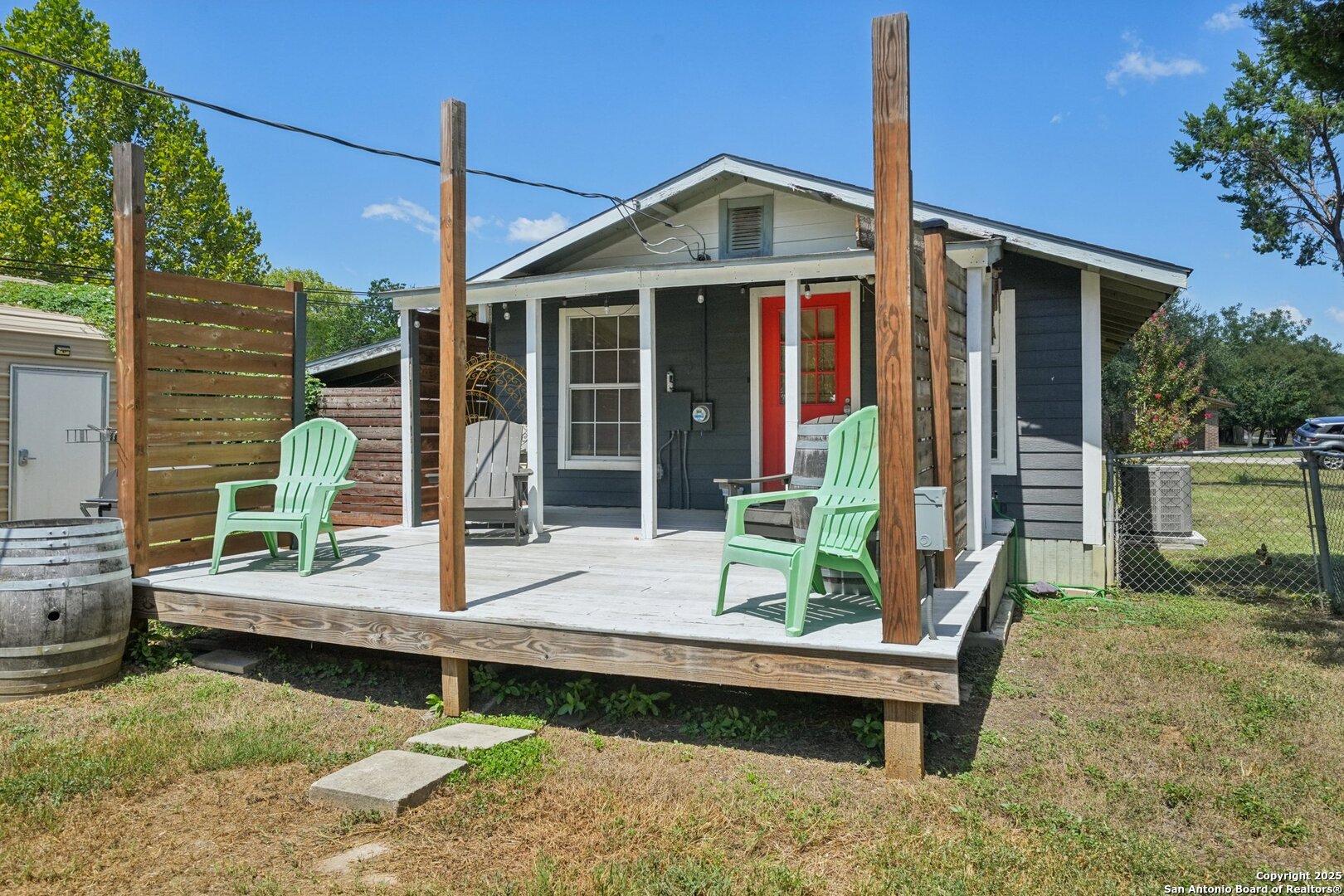 1038 Plateau Ridge New Braunfels, TX 78132 - Photo 15 of 18 a front view of a house with garden