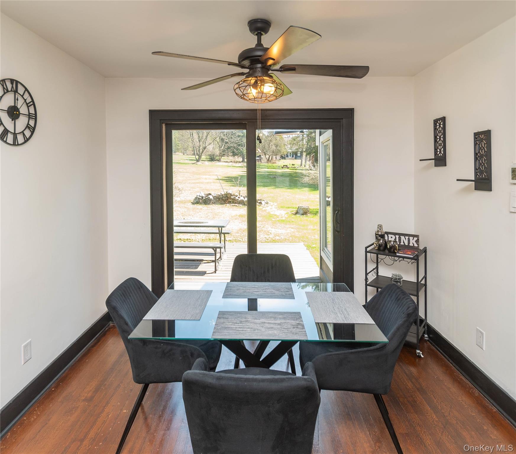 680 Old Rte 17 Livingston Manor, NY 12758 - Photo 8 of 29 a view of a dining room with furniture window and outside view