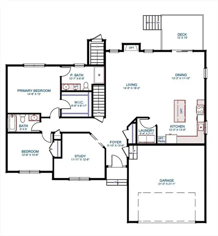 a picture of a floor plan