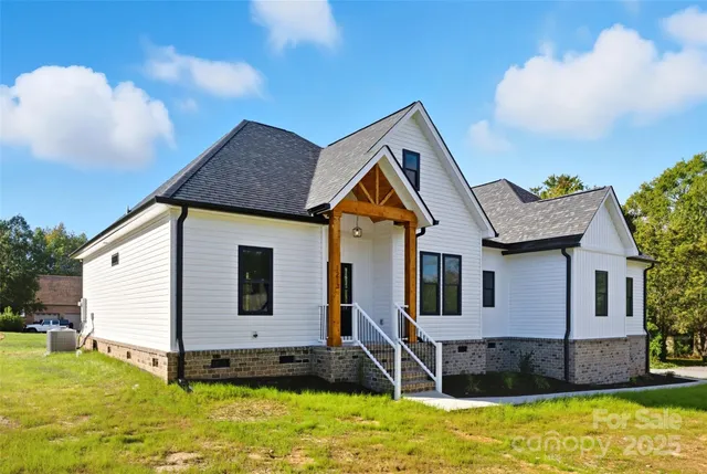 a aerial view of a house