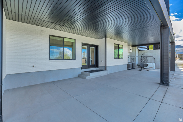 1720 Hillcrest Circle Mapleton, UT 84664 - Photo 105 of 116 View of patio featuring french doors
