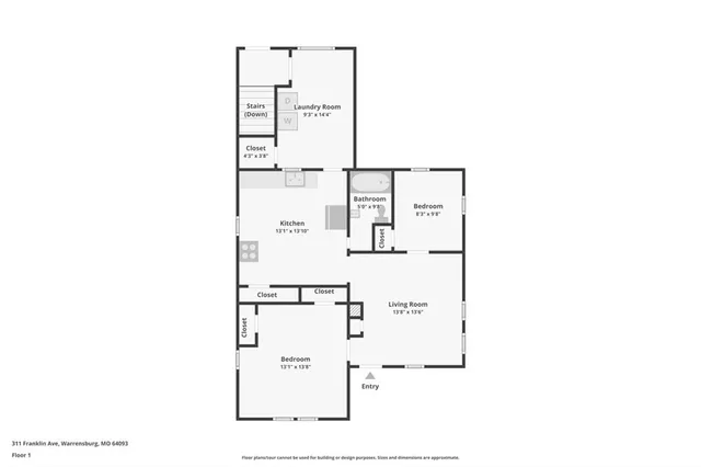$165,000 | 311 Franklin Street, Warrensburg, MO 64093