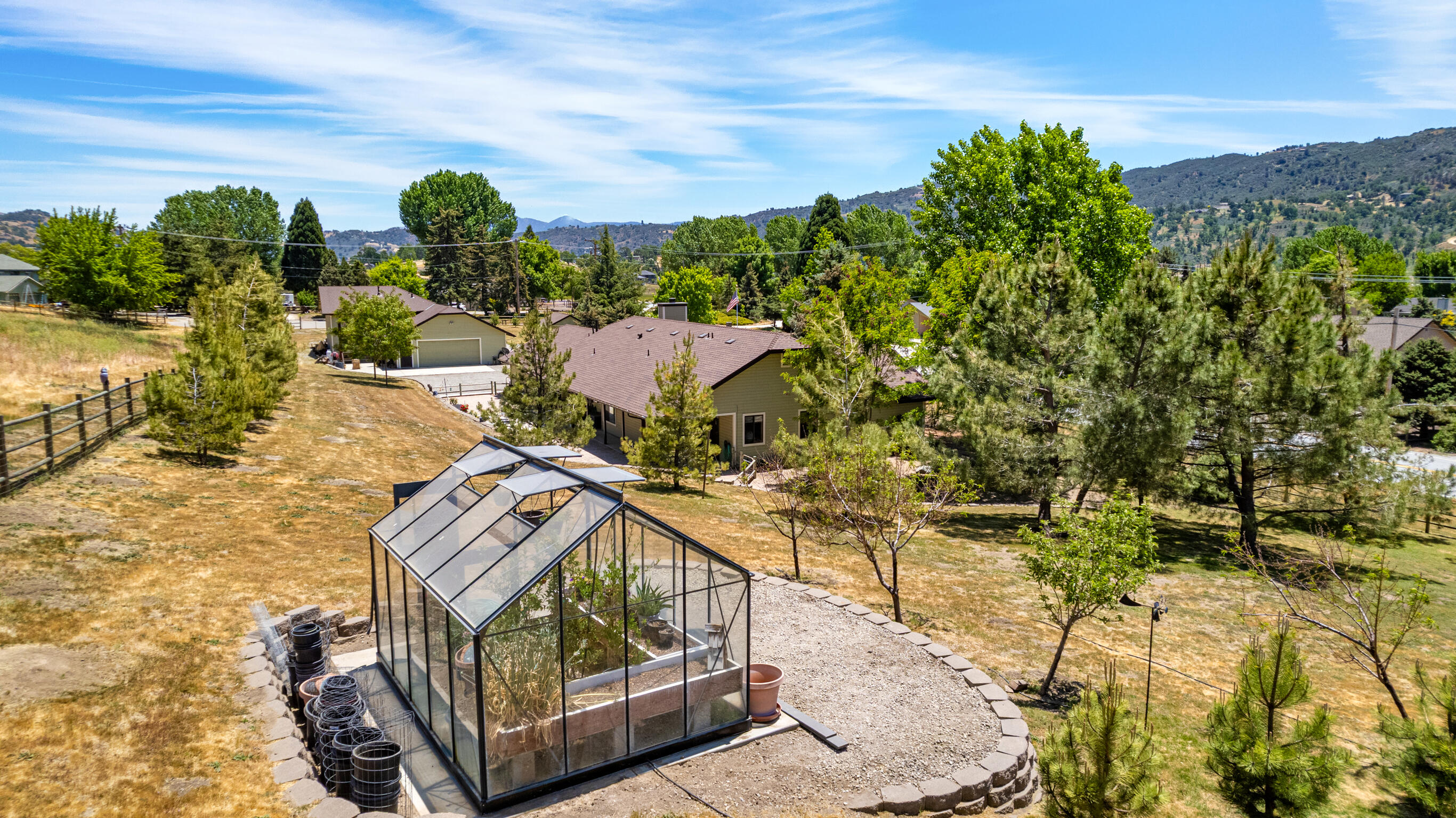 24140 Deertrail Drive Tehachapi, CA 93561 - Photo 22 of 44 a view of balcony with wooden floor and outdoor seating