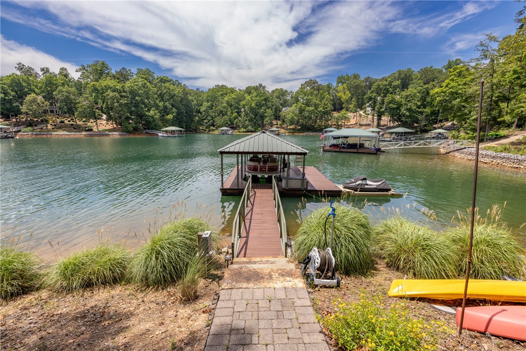 519 Birchbark Court Seneca, SC 29672 - Photo 5 of 47 Almost level walk to 26X28 Covered dock in deep water cove