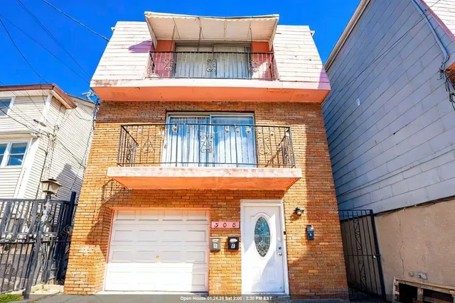 a view of front door of house