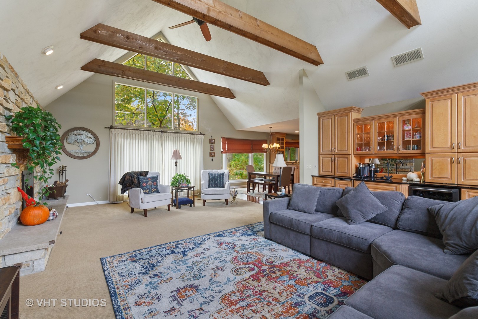 985 Chapel Court North Glen Ellyn, IL 60137 - Photo 4 of 39 a living room with furniture and a large window