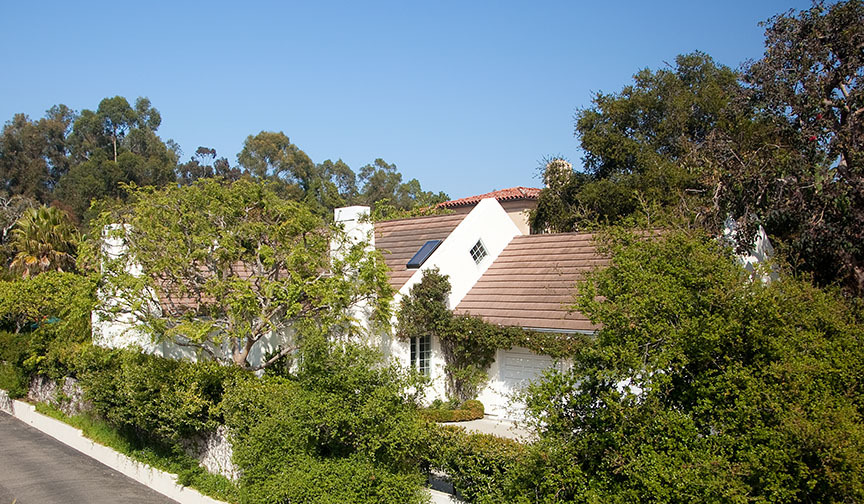 1172 Hill Road Santa Barbara, CA 93108 - Photo 10 of 10 a view of a yard and mountain view