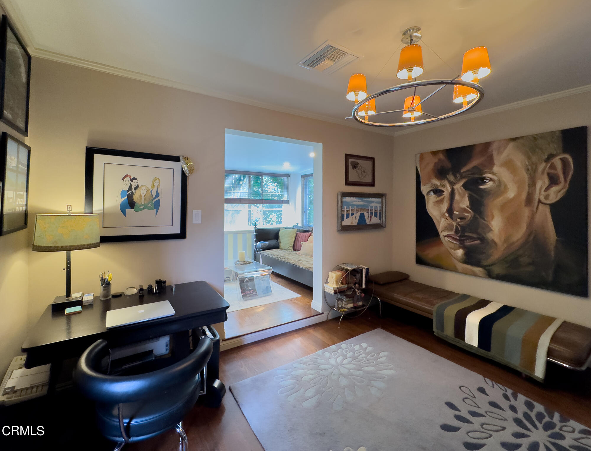 735 Prospect Drive Glendale, CA 91205 - Photo 31 of 49 a living room with furniture and wooden floor