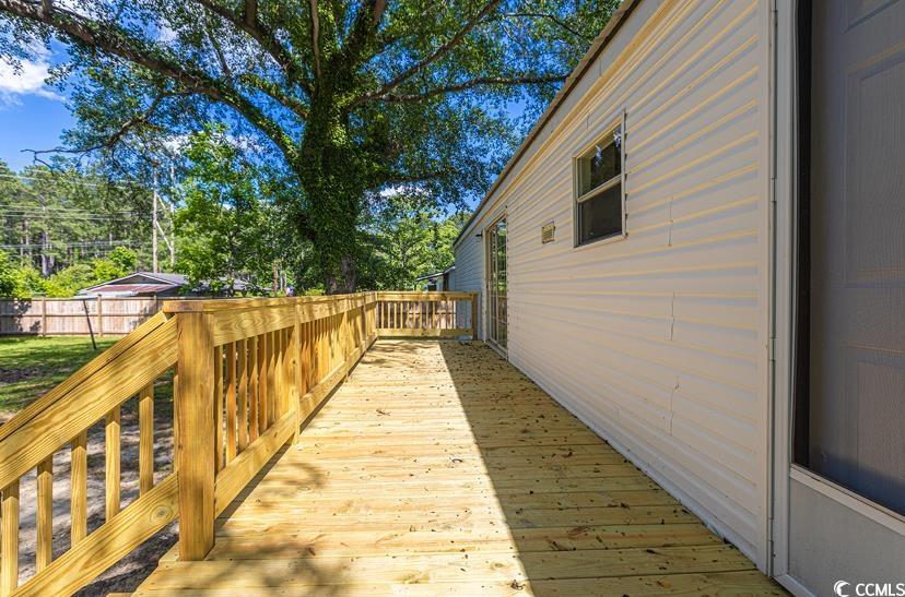 1030 Levi Street Manning, SC 29102 - Photo 6 of 31 View of deck
