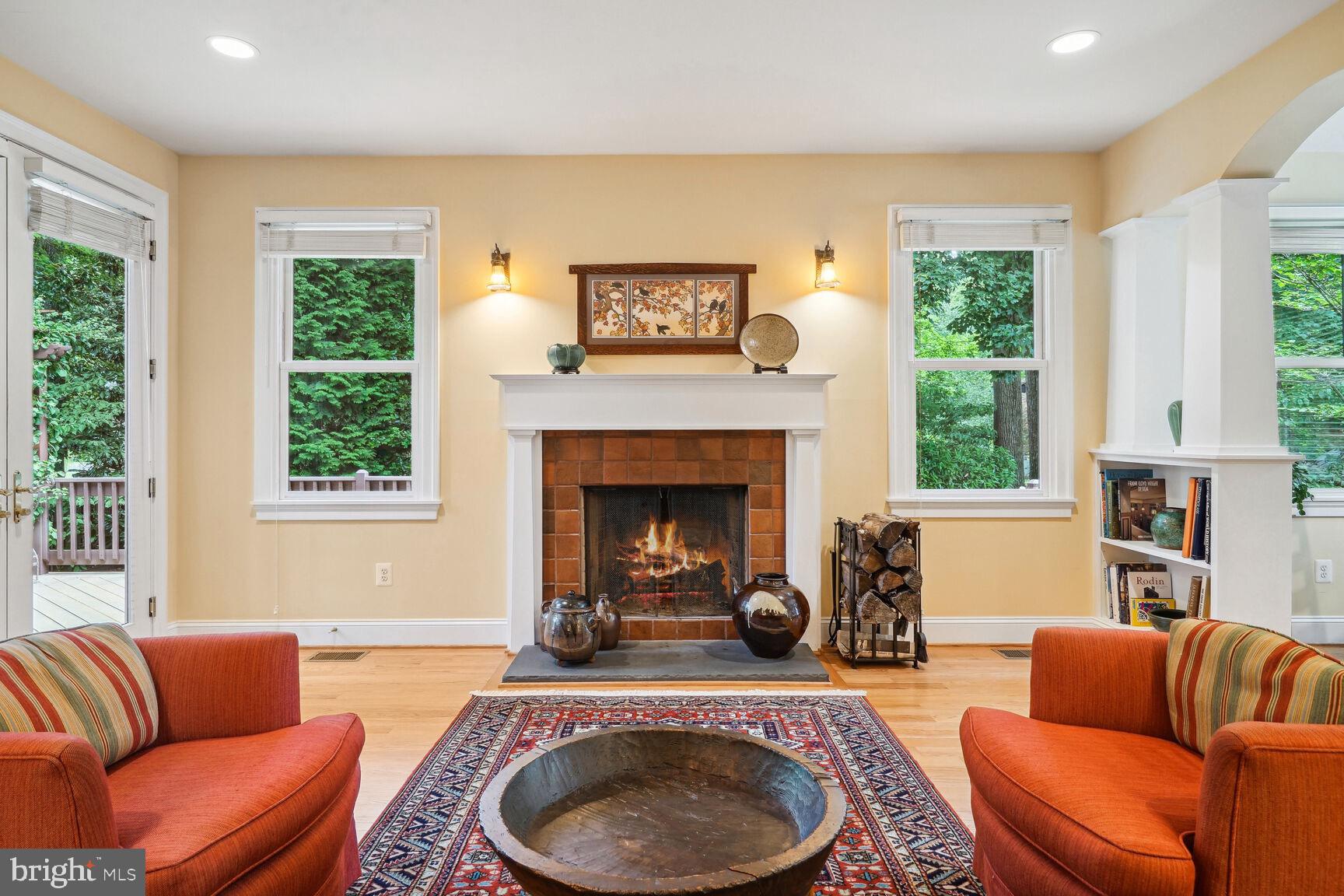217 Tapawingo Road Southeast Vienna, VA 22180 - Photo 8 of 50 Wood burning fireplace