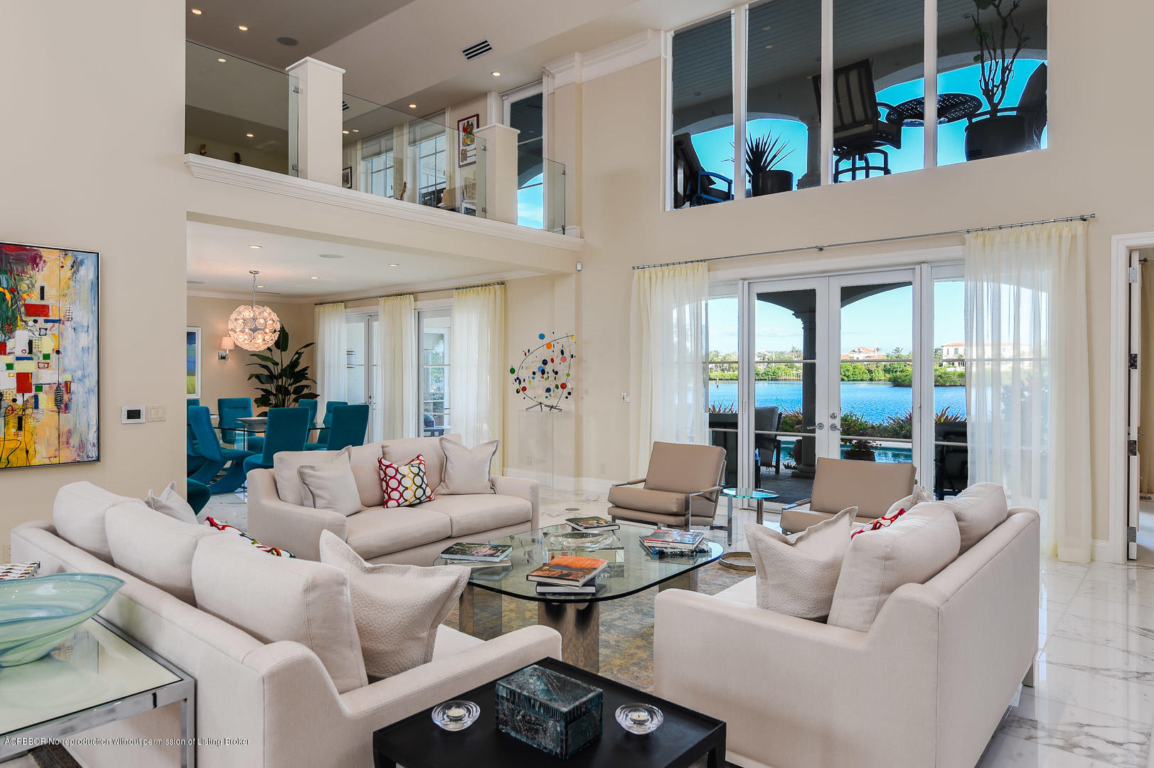1620 Lands End Road Manalapan, FL 33462 - Photo 3 of 18 a living room with furniture and a potted plant