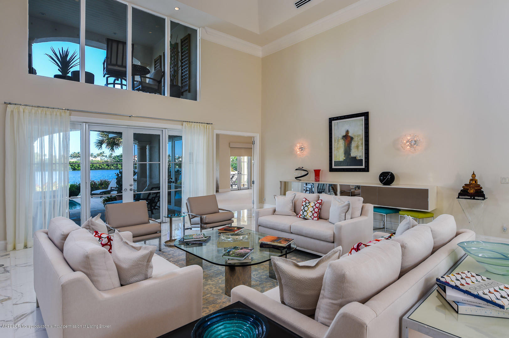 1620 Lands End Road Manalapan, FL 33462 - Photo 4 of 18 a living room with furniture and a large window