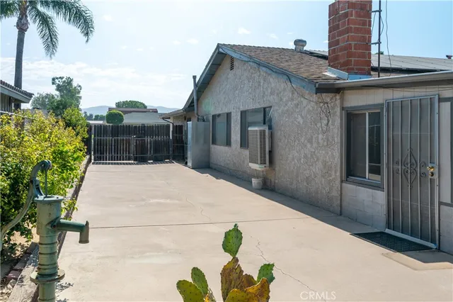 a outdoor space with furniture
