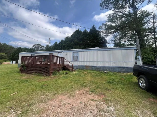 a house with a outdoor space