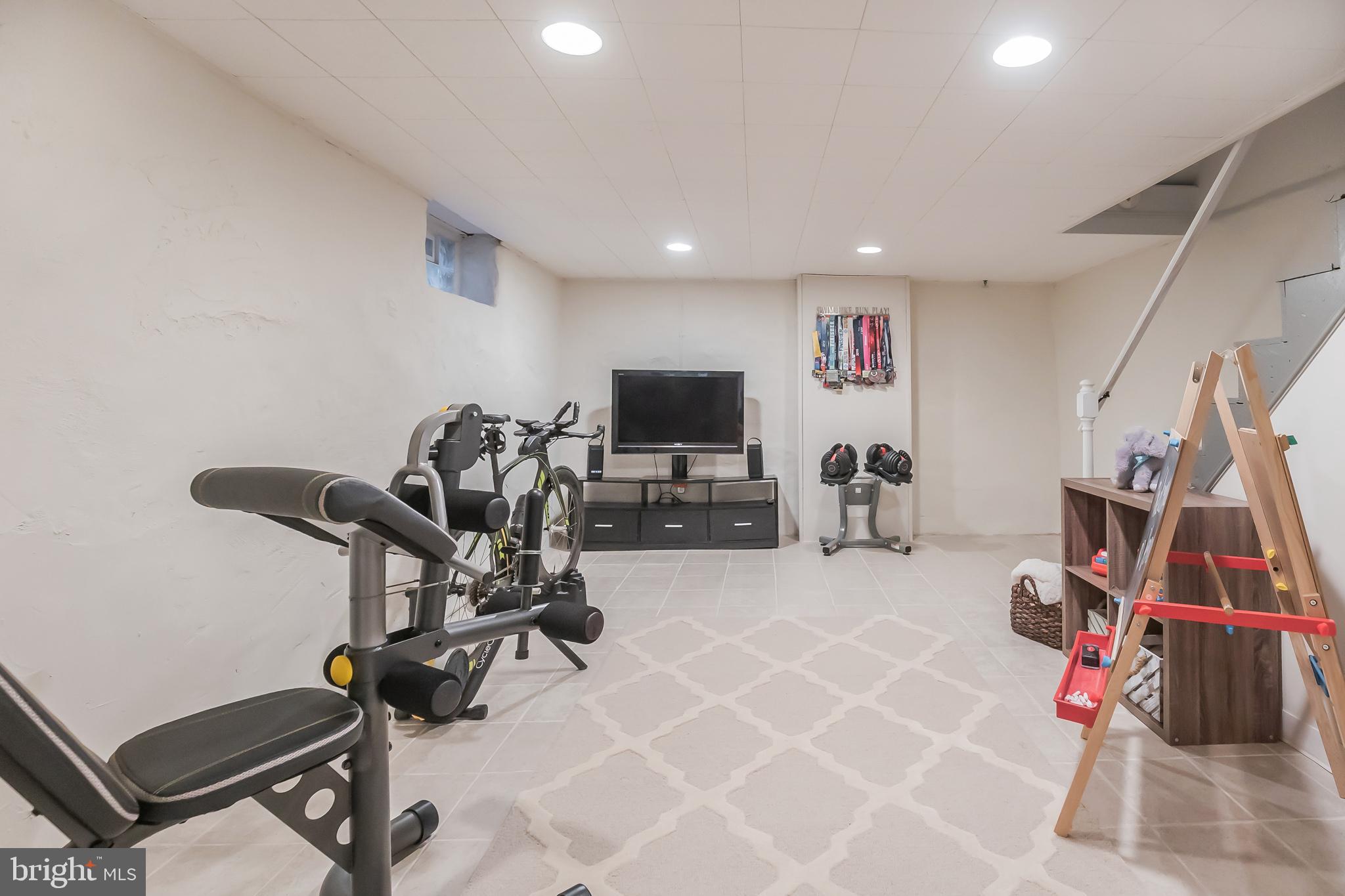 6 Holbrook Road Havertown, PA 19083 - Photo 22 of 27 Lower Level Playroom/Workout Area