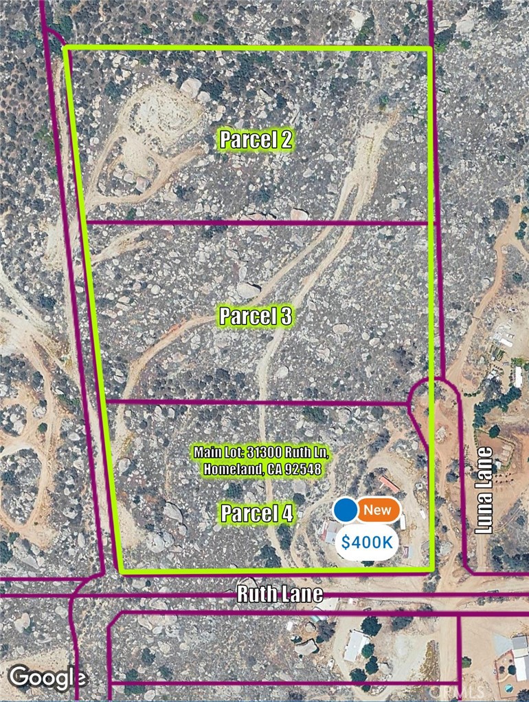 31300 Ruth Lane Homeland, CA 92548 - Photo 36 of 71 Approximate lot lines