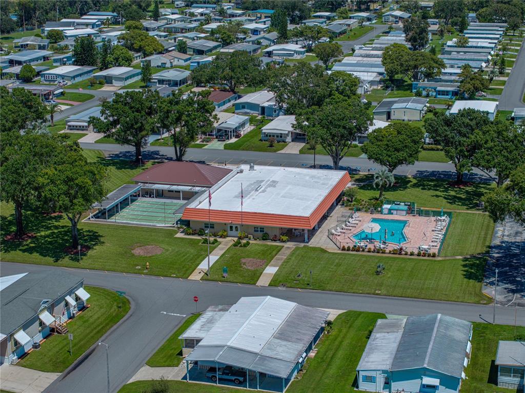 1610 Reynolds Road, Unit 35 Lakeland, FL 33801 - Photo 56 of 59 an aerial view of a house with garden space and street view