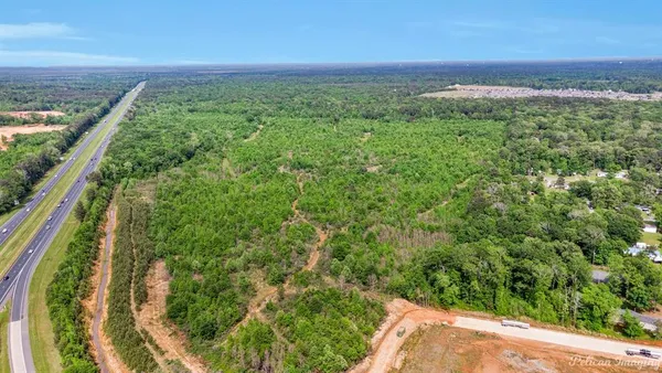 a view of a yard with an outdoor space