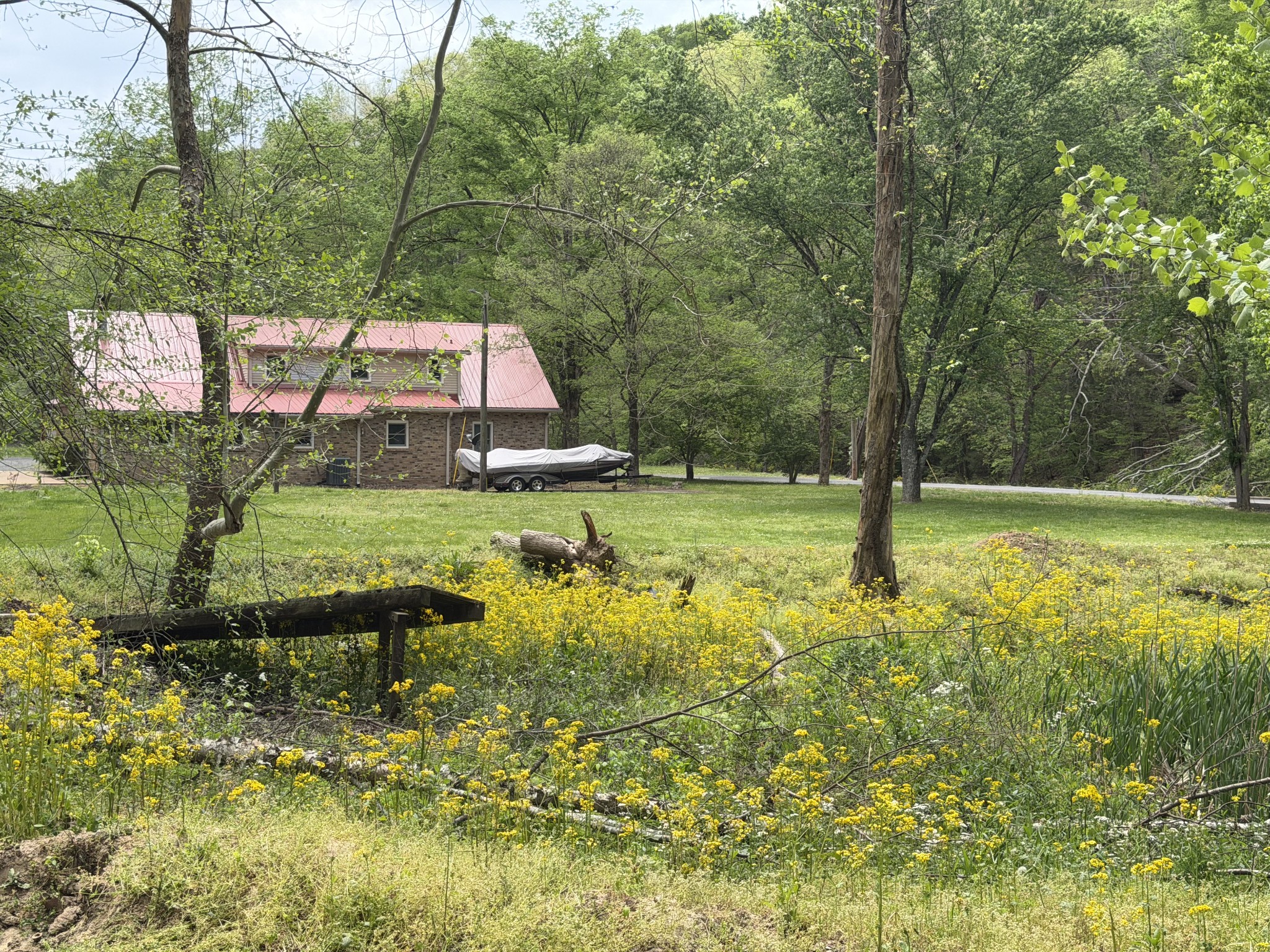 580 Defeated Creek Road Centerville, TN 37033 - Photo 70 of 71 a backyard of a house with lots of green space