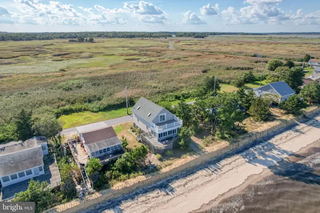a view of an ocean and beach