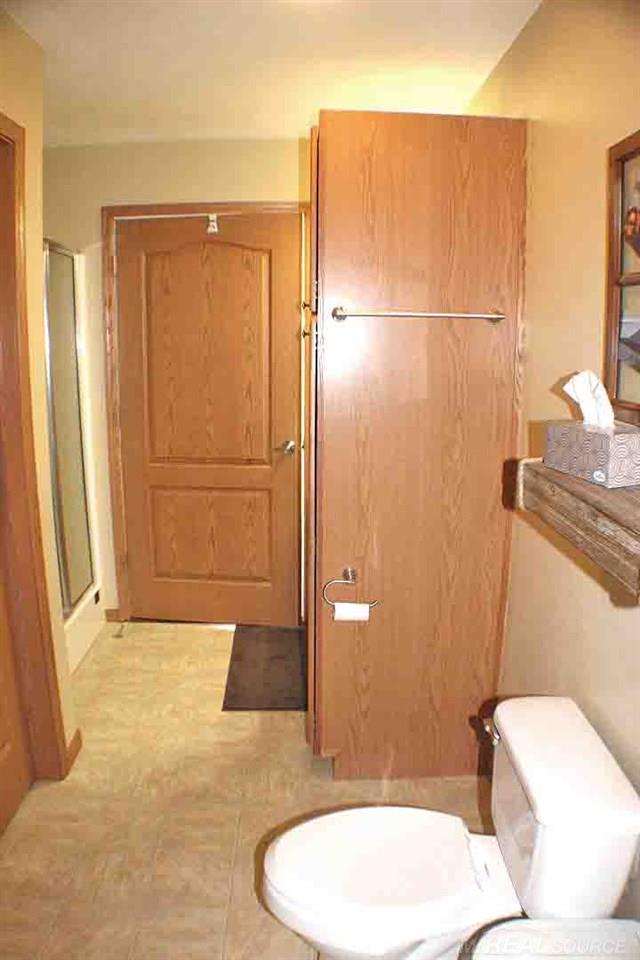 8577 Peck Road Marlette, MI 48453 - Photo 17 of 27 Another view of master bathroom from the jetted tub looking into the bedroom.