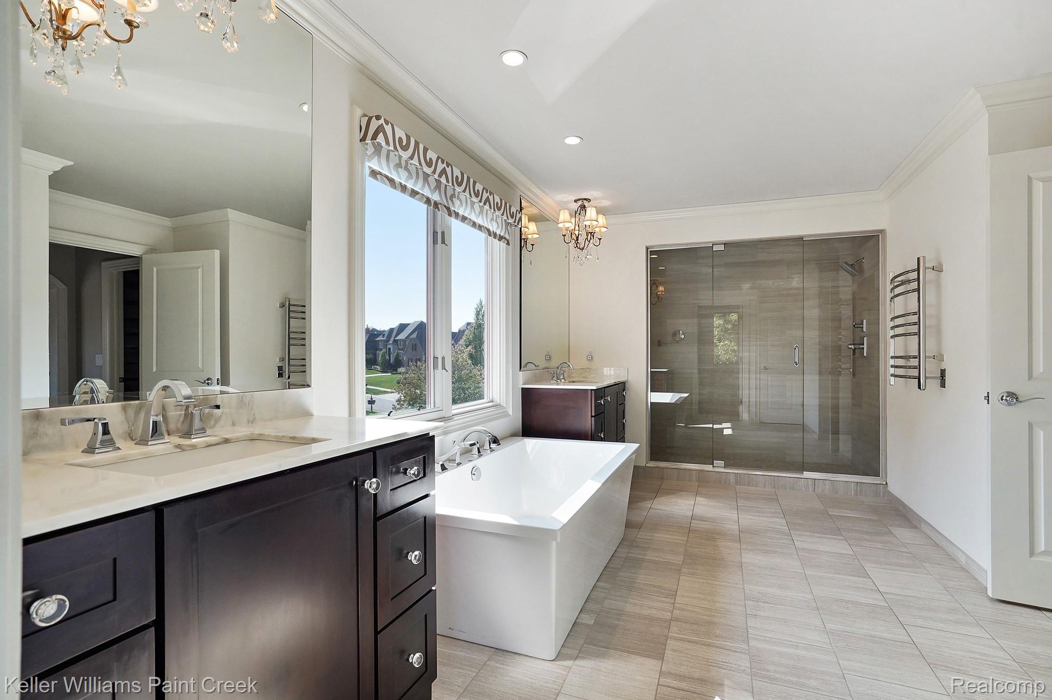 2772 North Addison Circle Rochester, MI 48306 - Photo 45 of 71 A truly massive EnSuite makes mornings easy, and the built-in towel warmer makes them extra cozy