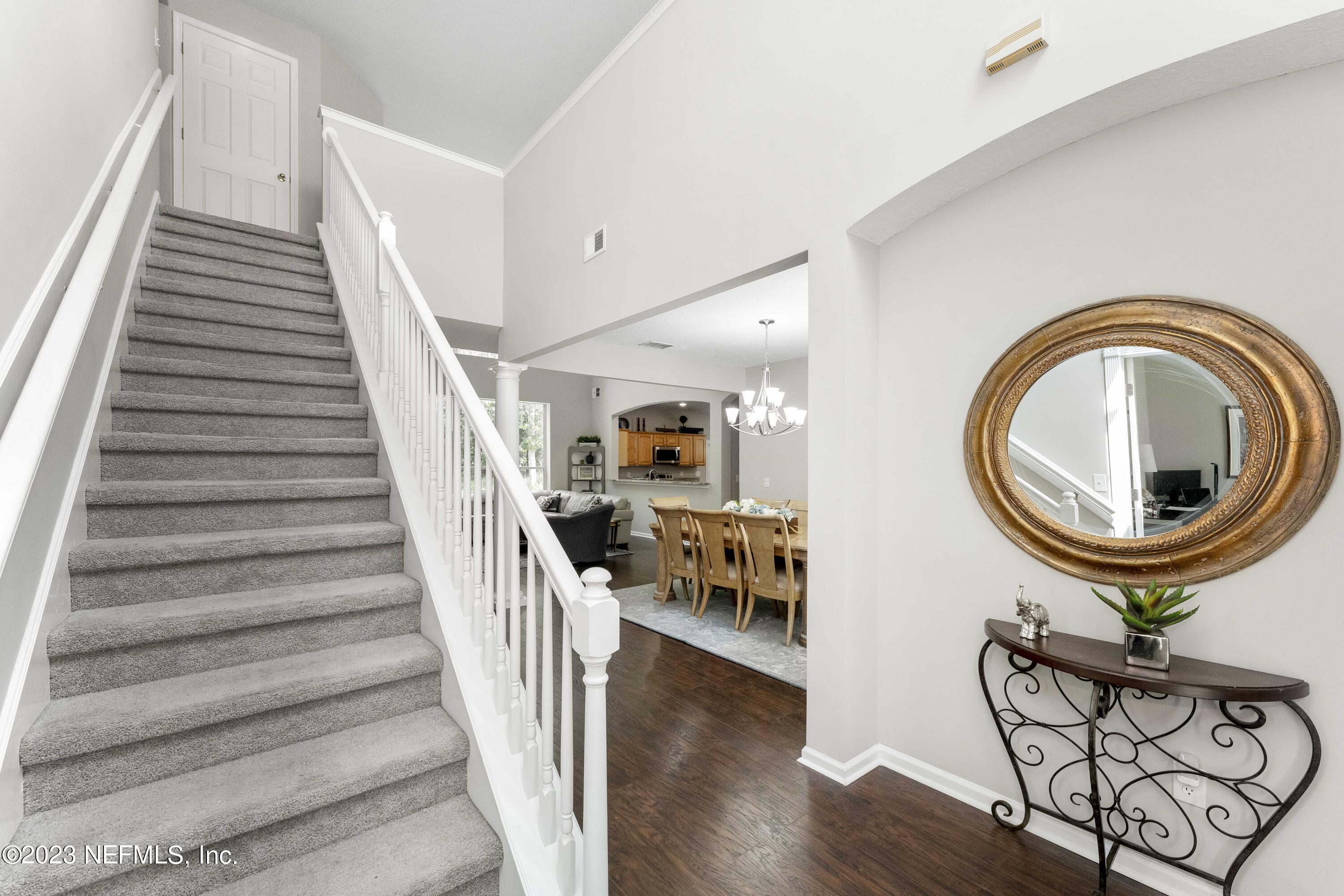 428 Sparrow Branch Circle St. Johns, FL 32259 - Photo 27 of 42 a view of entryway and hall with wooden floor