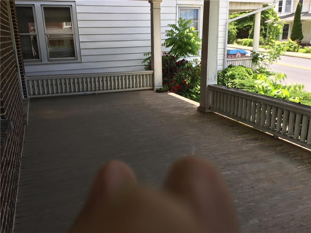 1105 Main Street Slatington, PA 18080 - Photo 25 of 31 A classic covered porch with traditional balusters offers a shaded outdoor retreat.