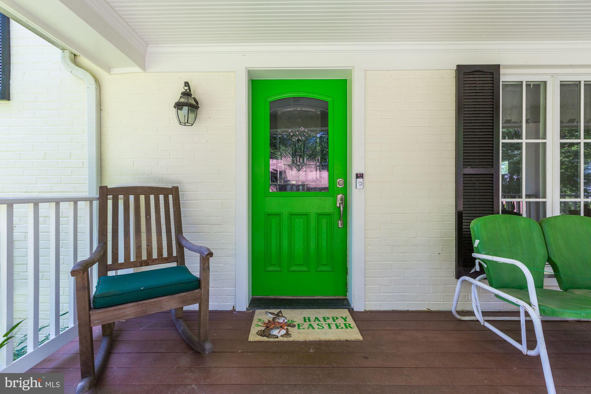Fun Front Door and Trim