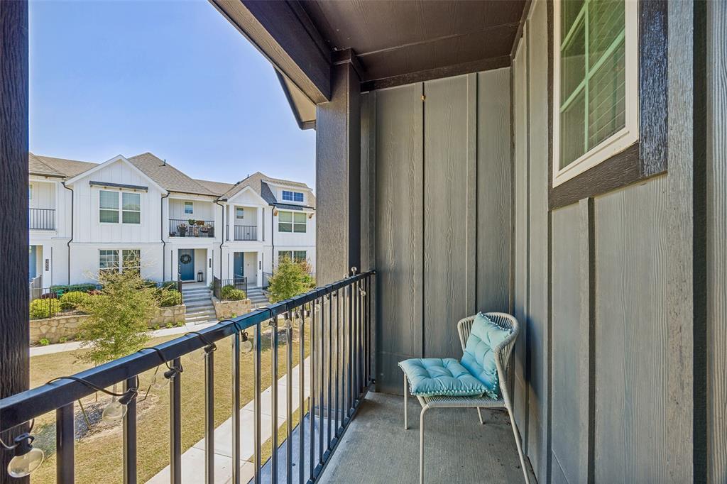 1650 Jessica Lane Allen, TX 75002 - Photo 24 of 25 a view of a chair and table in the balcony