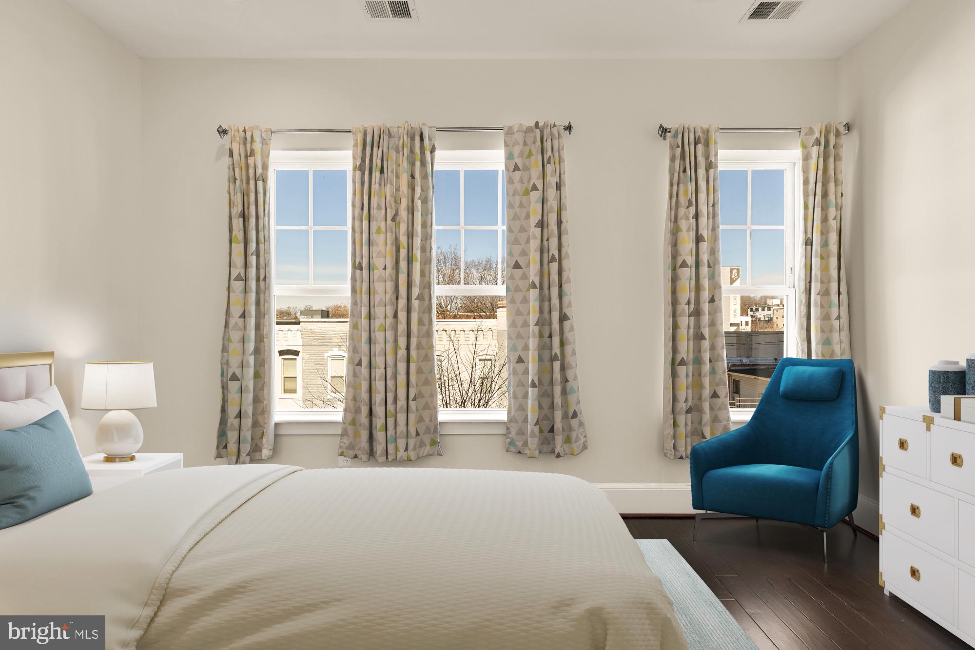 1609 Levis Street Northeast Washington, DC 20002 - Photo 23 of 35 a bedroom with furniture and a window