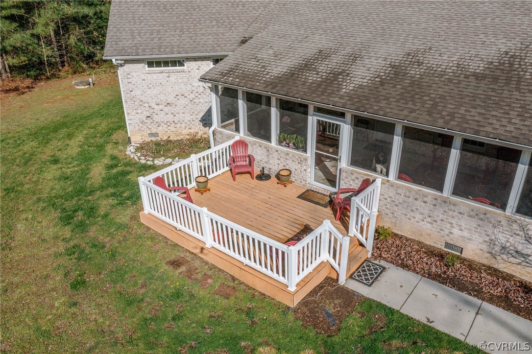 6809 West Quaker Road Disputanta, VA 23842 - Photo 45 of 49 an outdoor sitting area with furniture