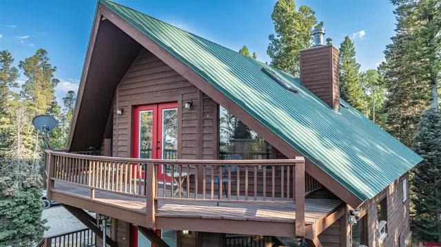 a view of a roof deck