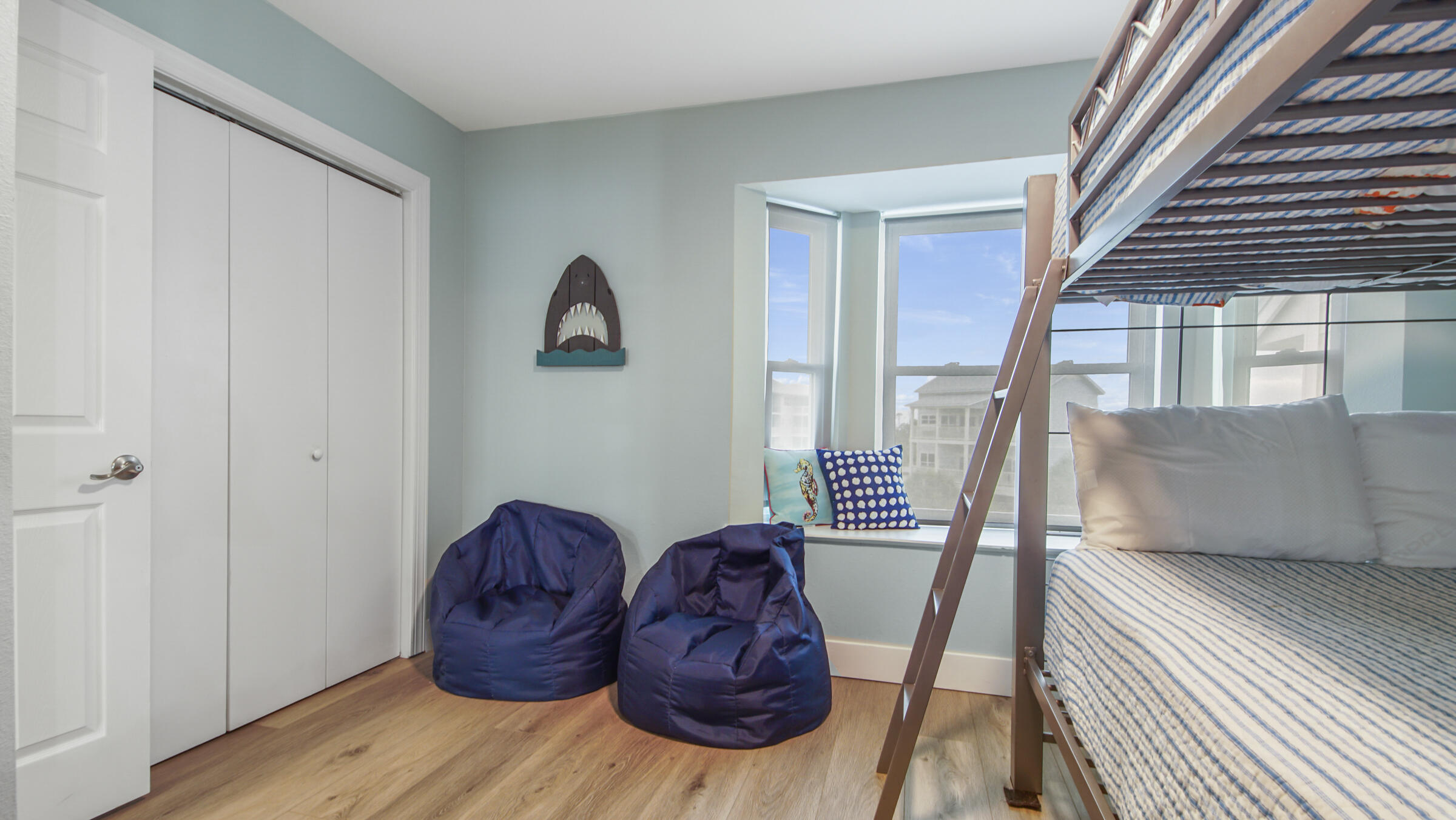 654 Seacliff Drive, Unit 4 Port St. Joe, FL 32456 - Photo 29 of 51 a view of entryway livingroom and hall with wooden floor
