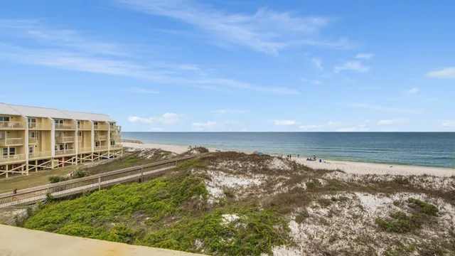a view of ocean from a balcony