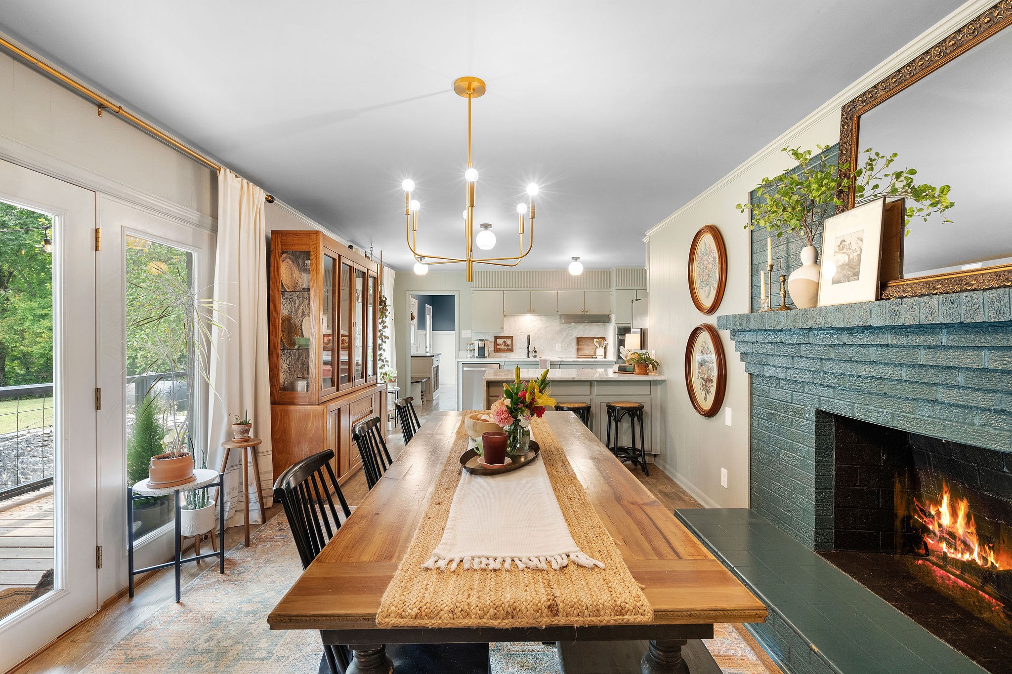 2337 Les Robinson Road Columbia, TN 38401 - Photo 17 of 42 a room with wooden floor pool table and windows