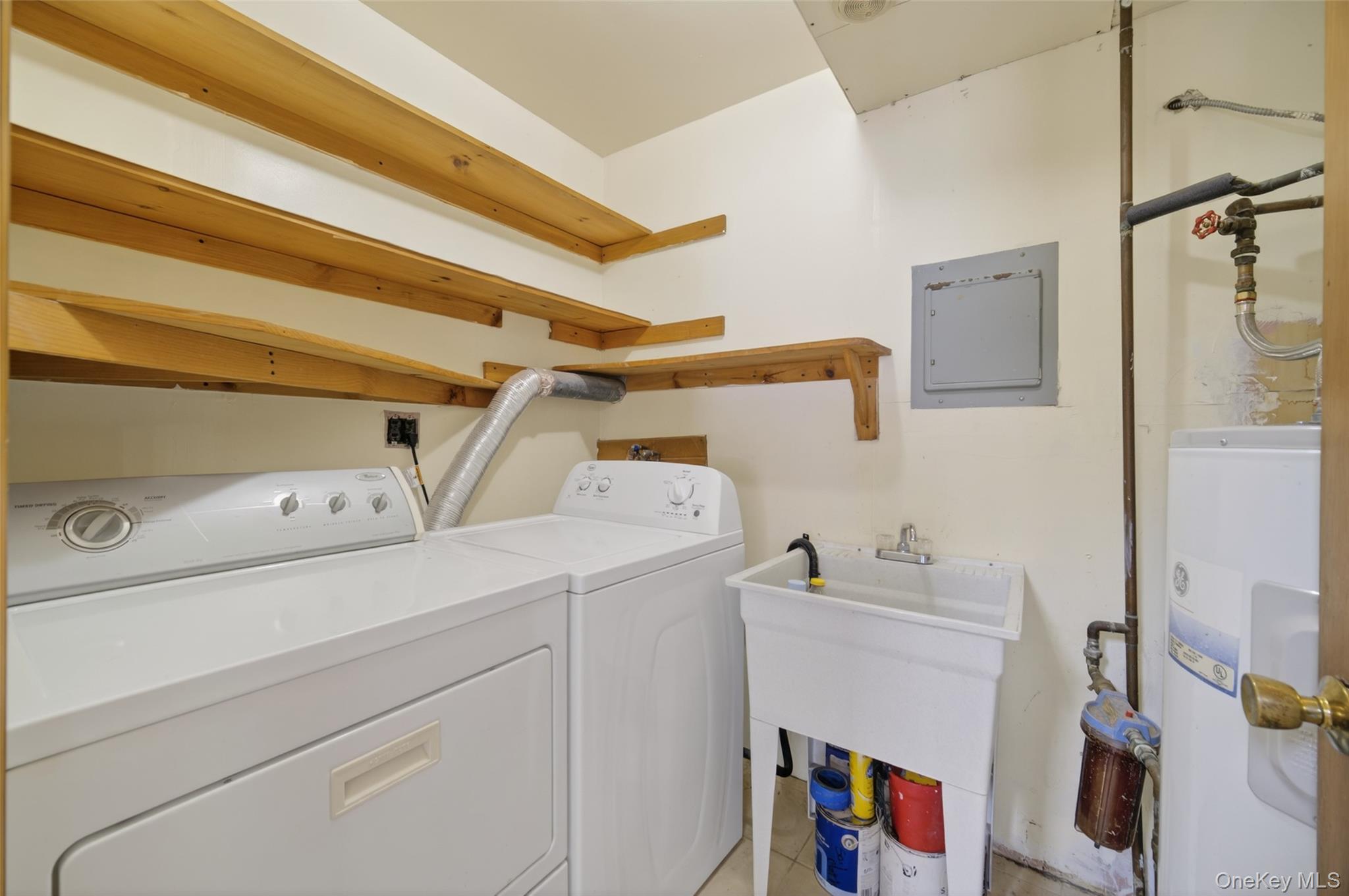 408 Bull Mill Road, Unit 2 Chester, NY 10918 - Photo 15 of 29 a utility room with dryer and washer
