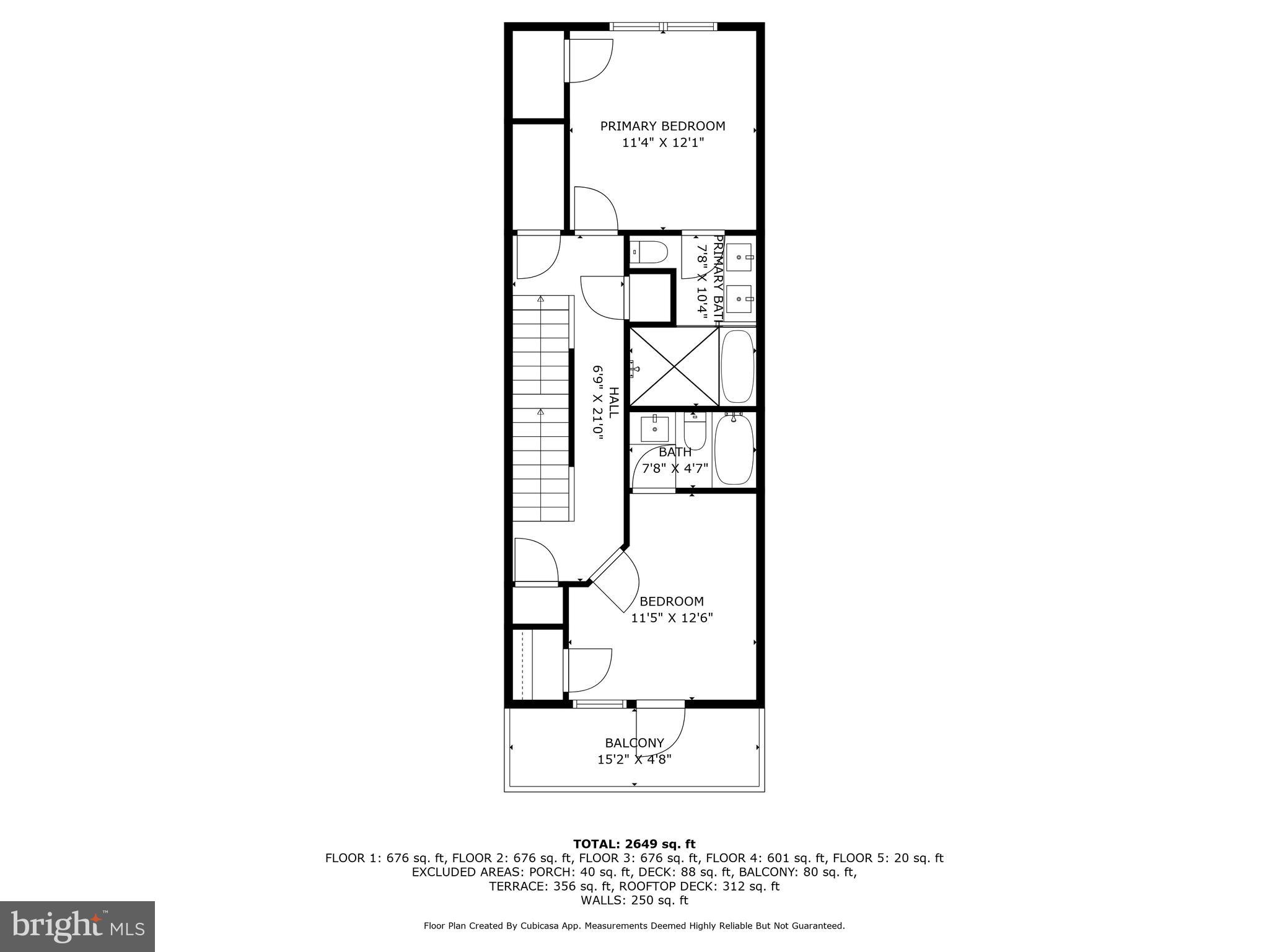 2608 4th Street Northeast, Unit 1 Washington, DC 20002 - Photo 26 of 27 a picture of a room with a floor to ceiling window